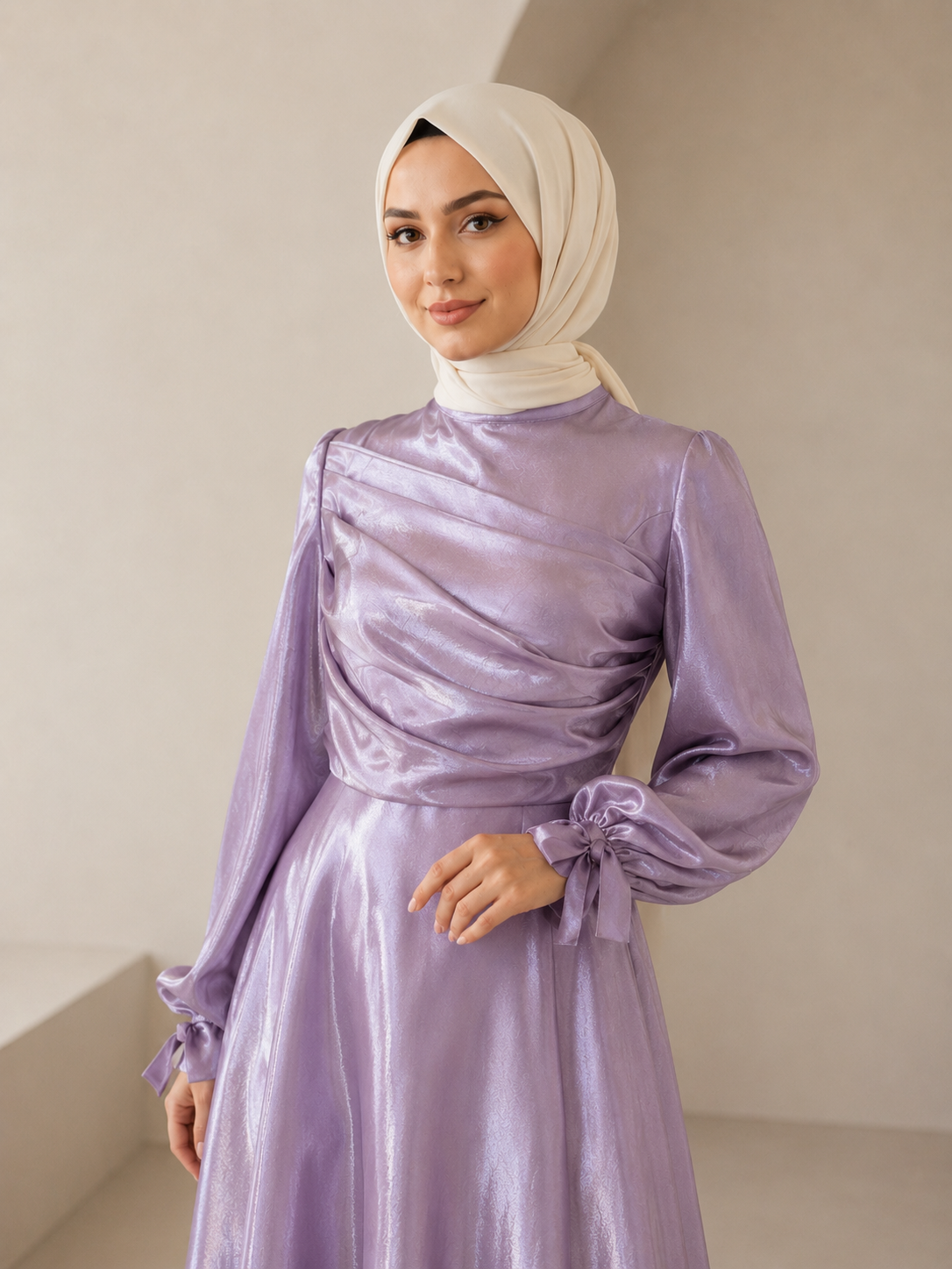فستان أمل بنفسجي