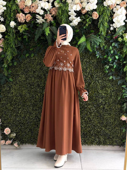 فستان دانة قرميدي