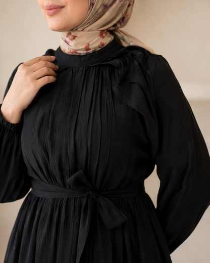 فستان آية أسود