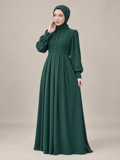 فستان فاطمة أخضر