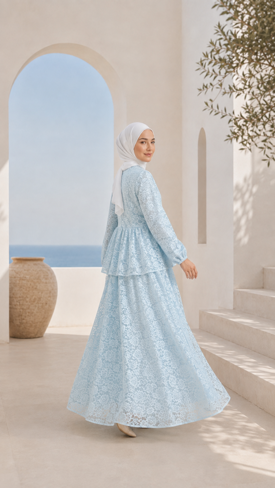 فستان ميرال أزرق