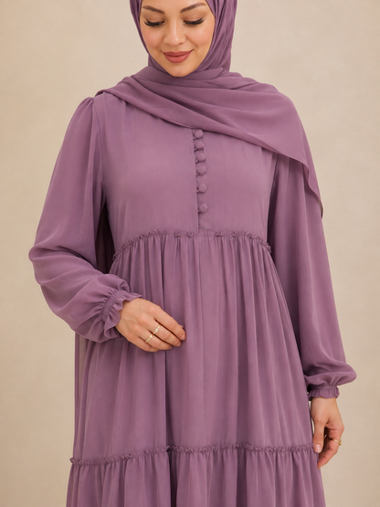 فستان سدرة بنفسجي