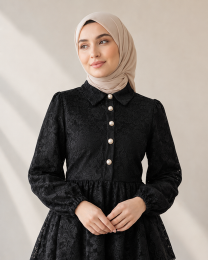 فستان ميرال أسود