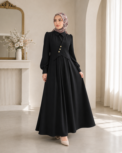 فستان سكون أسود