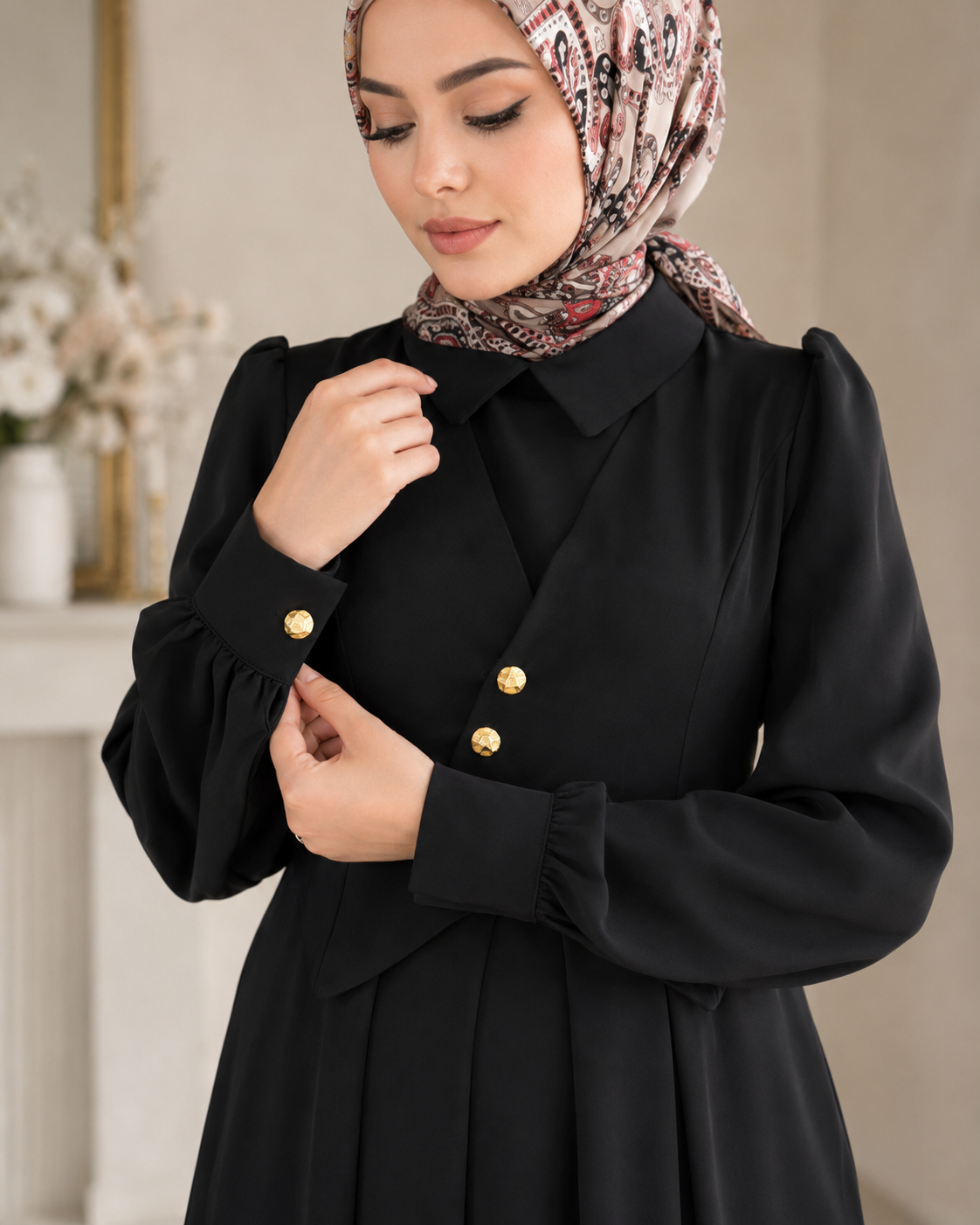 فستان سكون أسود