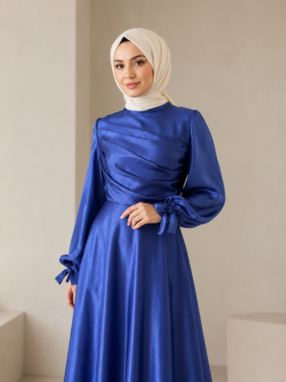 فستان أمل أزرق