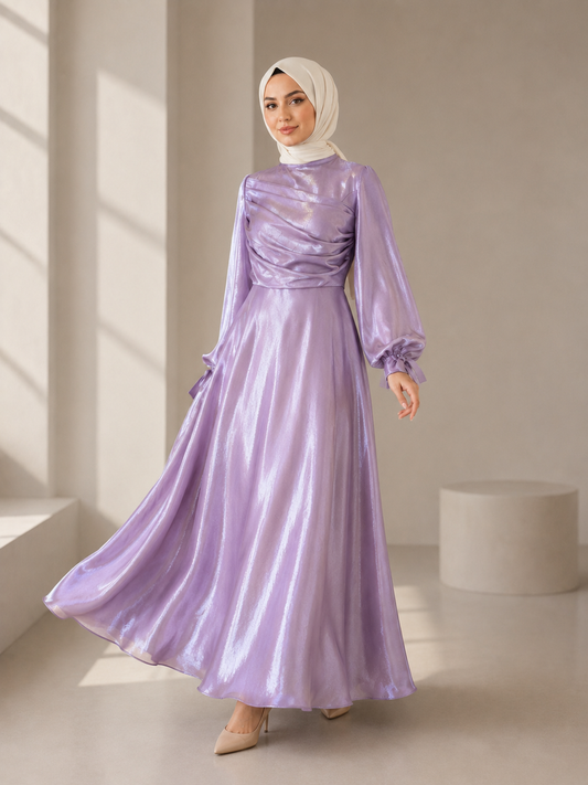 فستان أمل بنفسجي