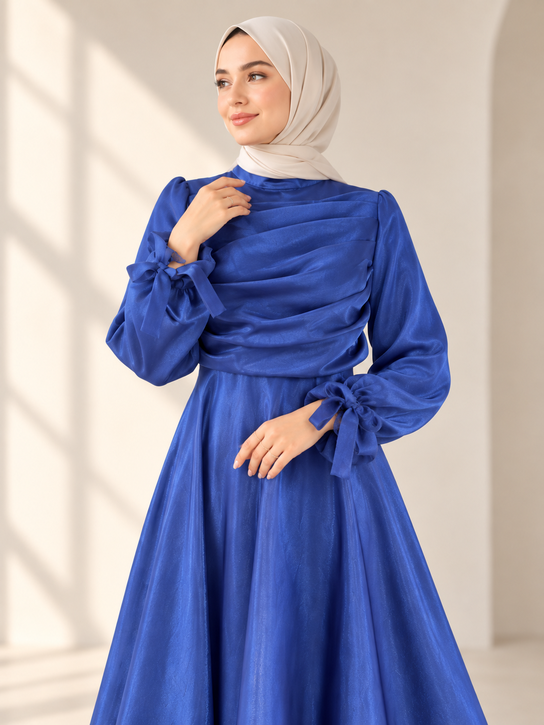 فستان أمل أزرق