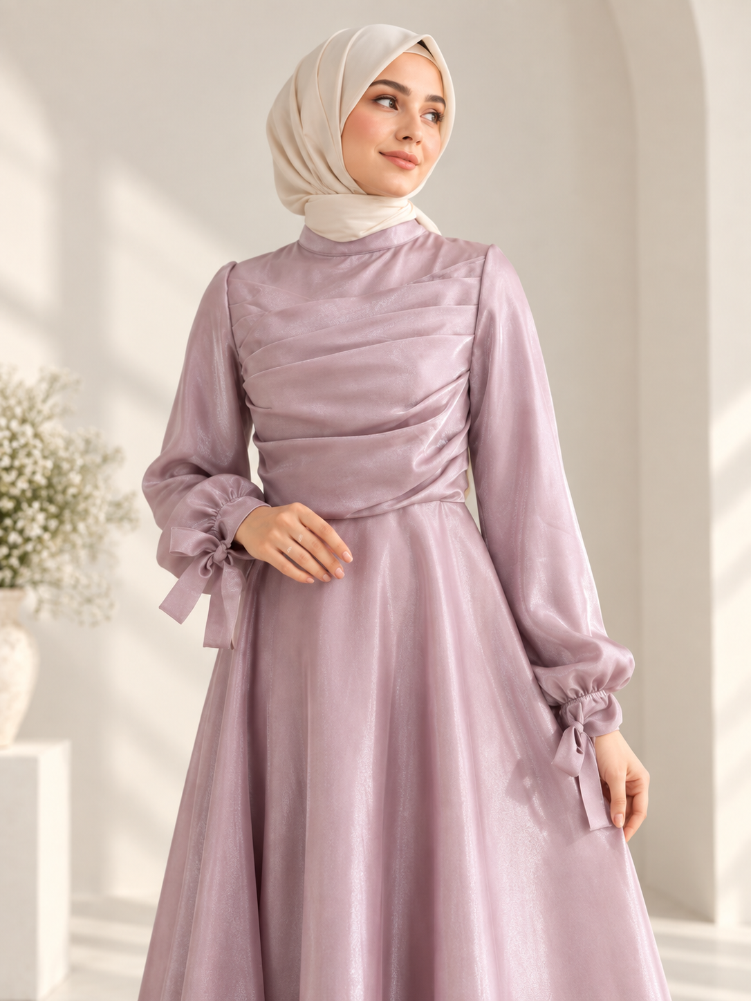 فستان أمل بنفسجي