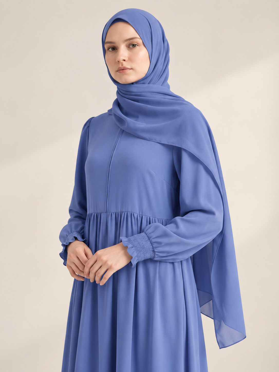 فستان سكينة أزرق