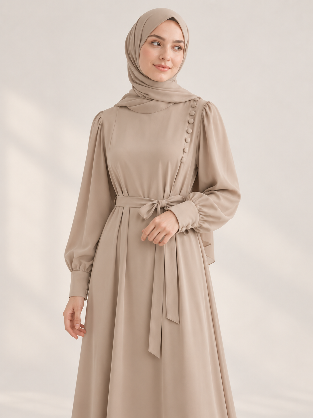 فستان عائشة بيج