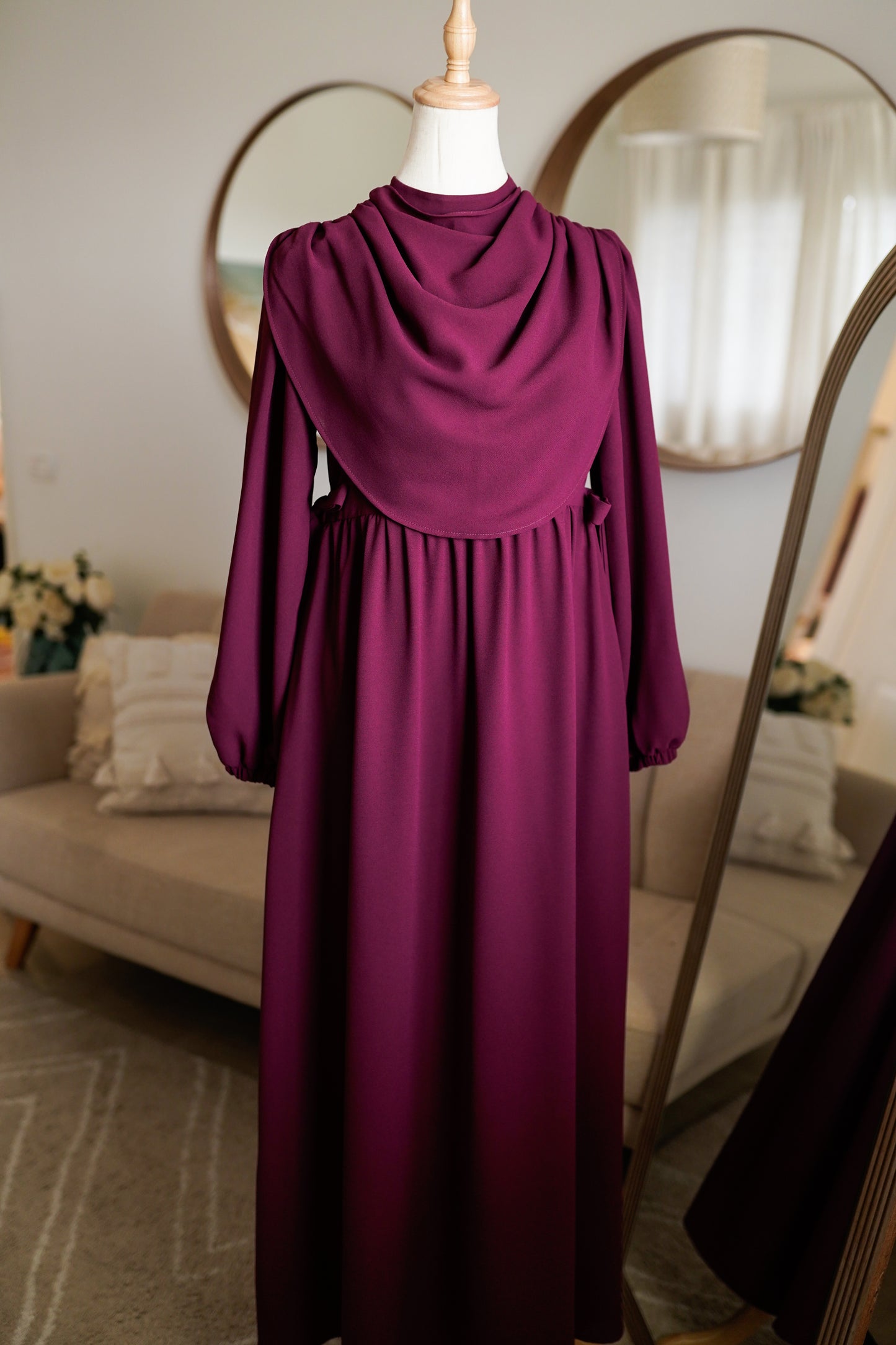 فستان أرجوان