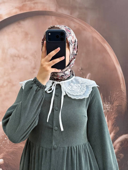 فستان مرام أخضر