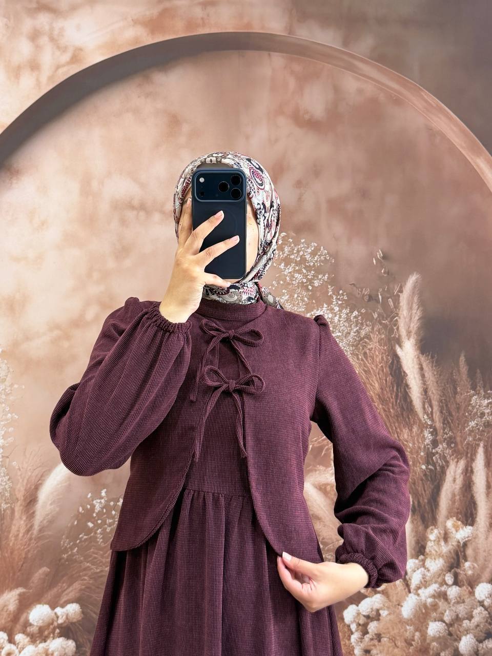 فستان مروة خمري