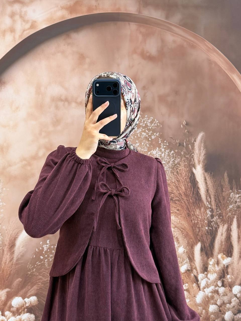 فستان مروة خمري
