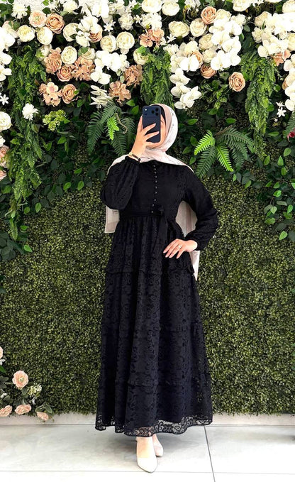 فستان جمانة أسود