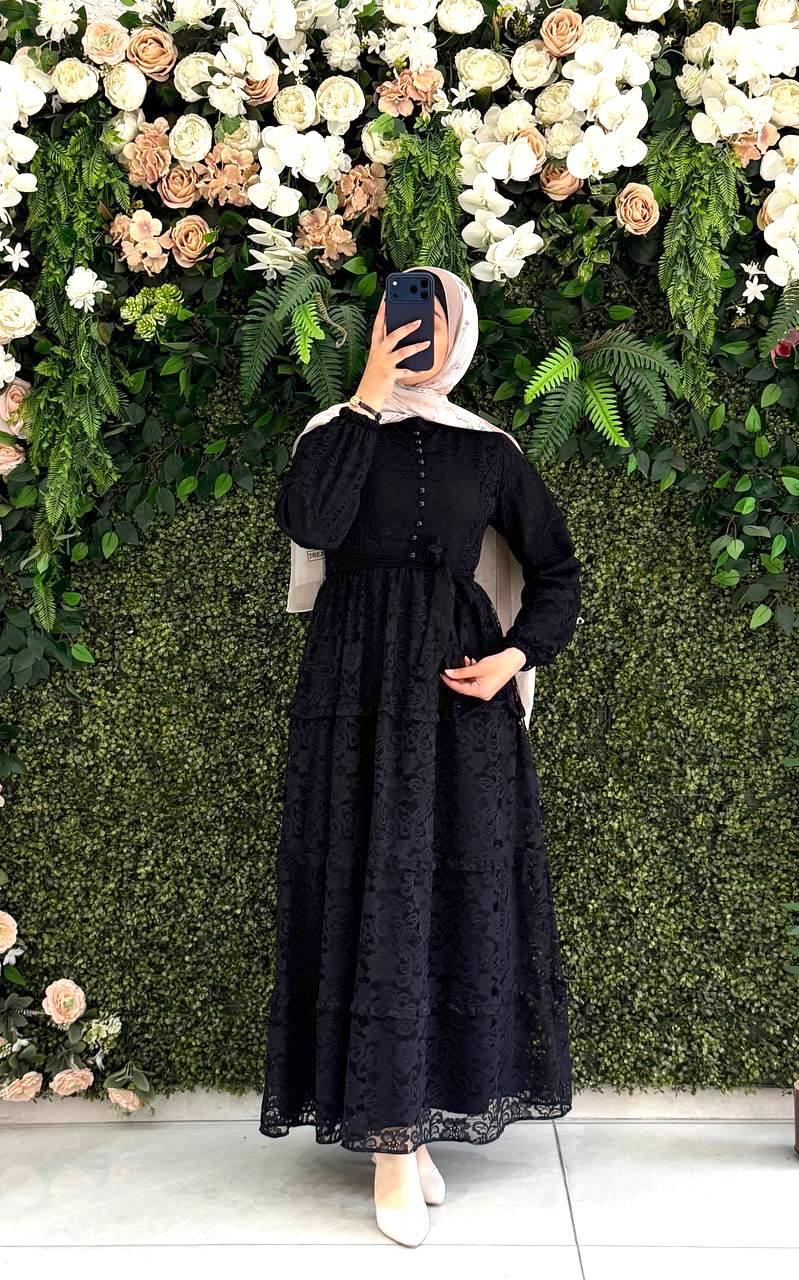 فستان جمانة أسود