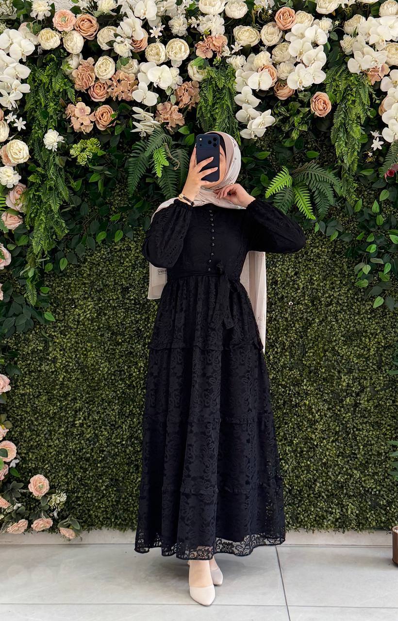 فستان جمانة أسود