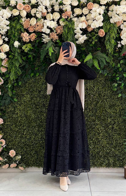فستان جمانة أسود