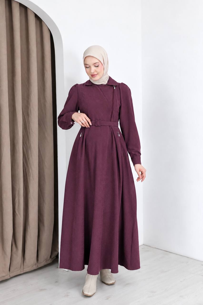 فستان رونزا خمري