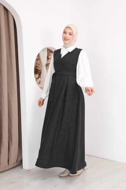 فستان منى أسود