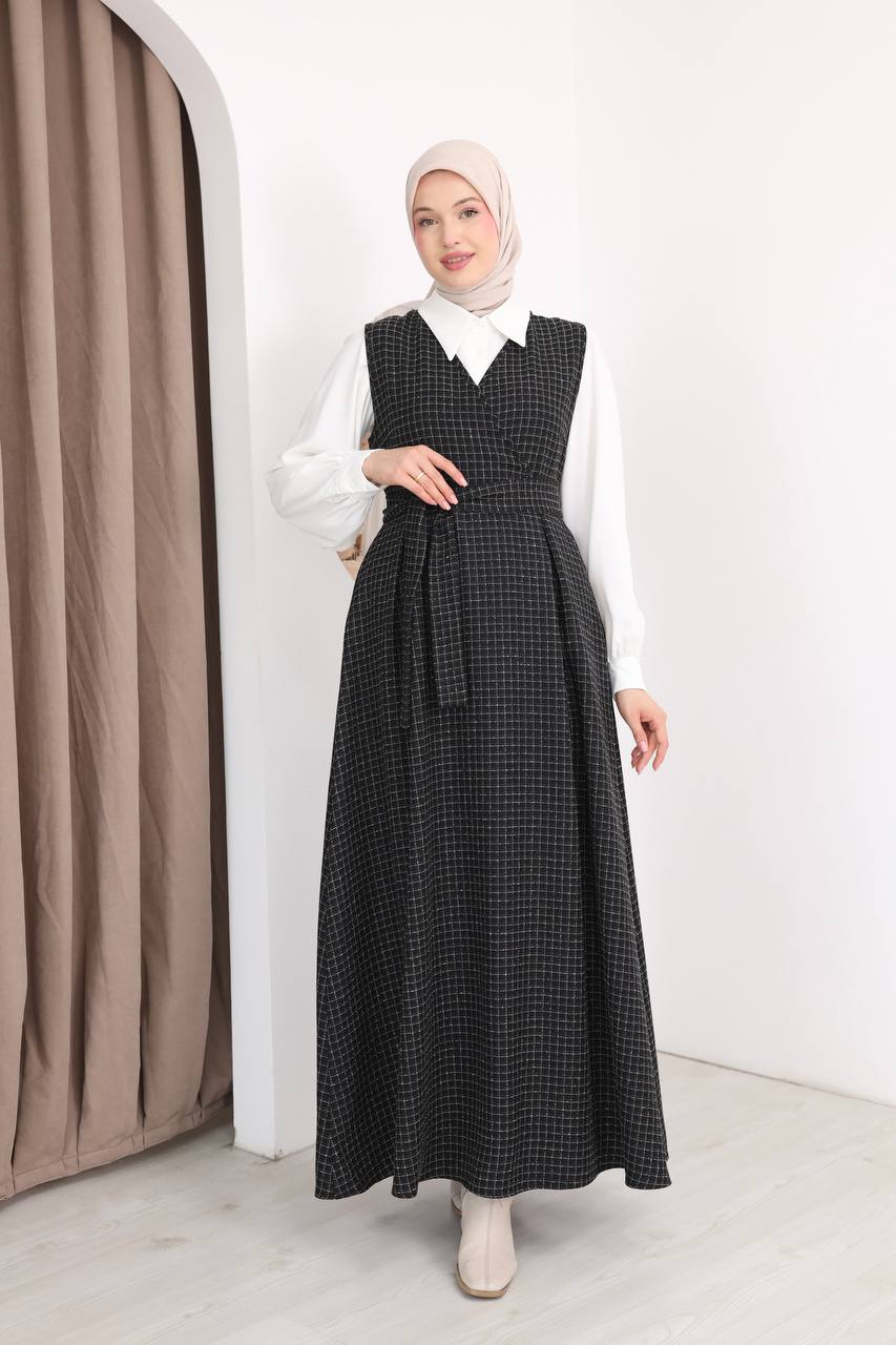 فستان منى أسود