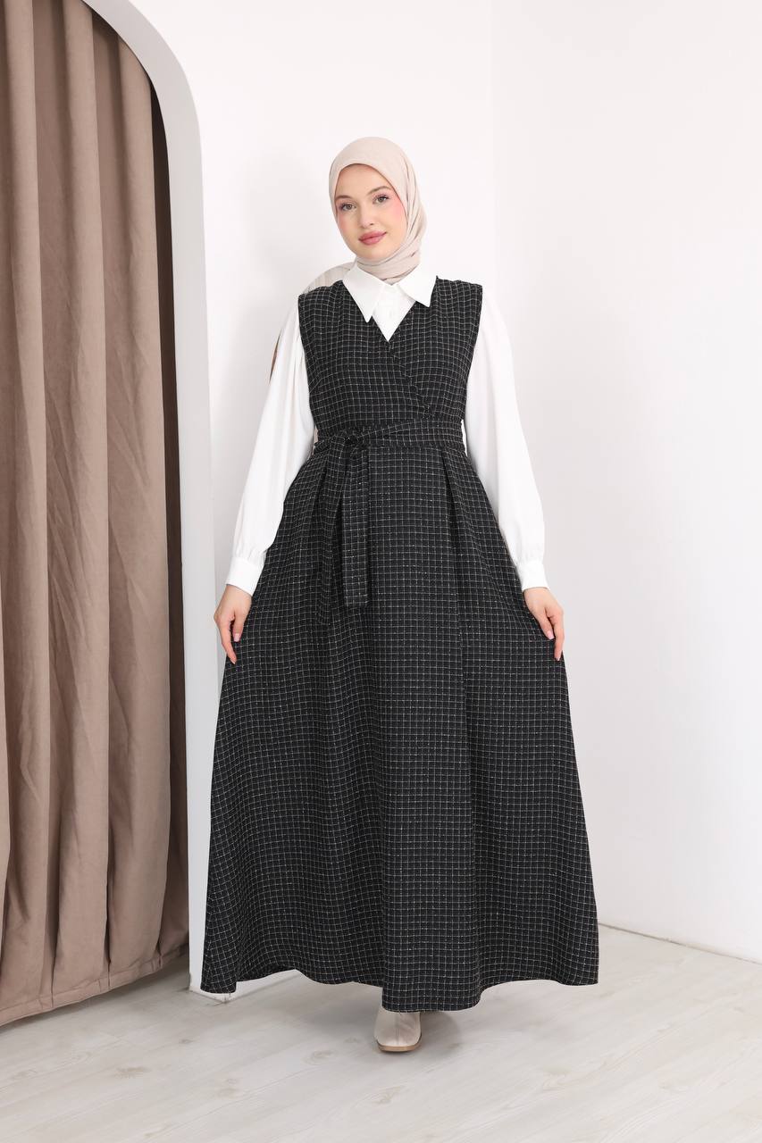 فستان منى أسود