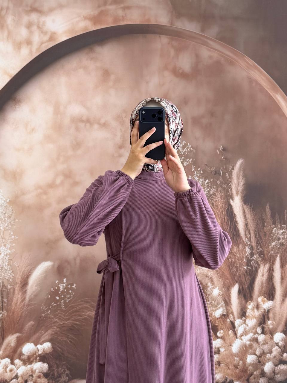 فستان دارين بنفسجي