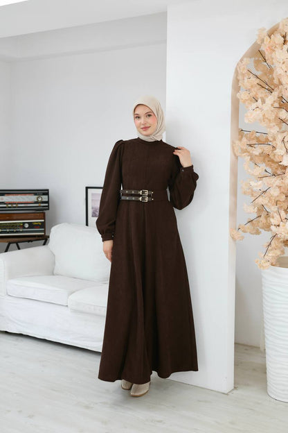 فستان جنى بني