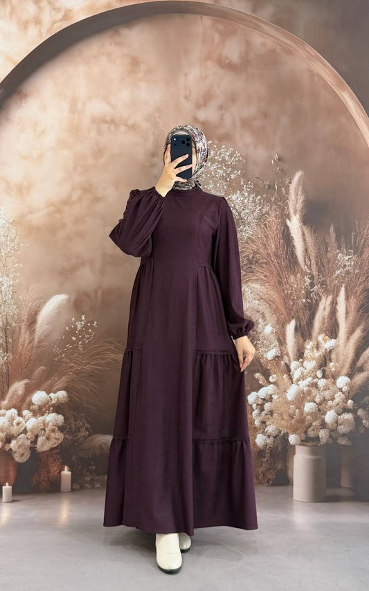 فستان أفنان خمري
